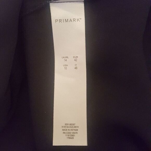 PRIMARK Sleeveless Button Down Top Sz 10 - Picture 6 of 7